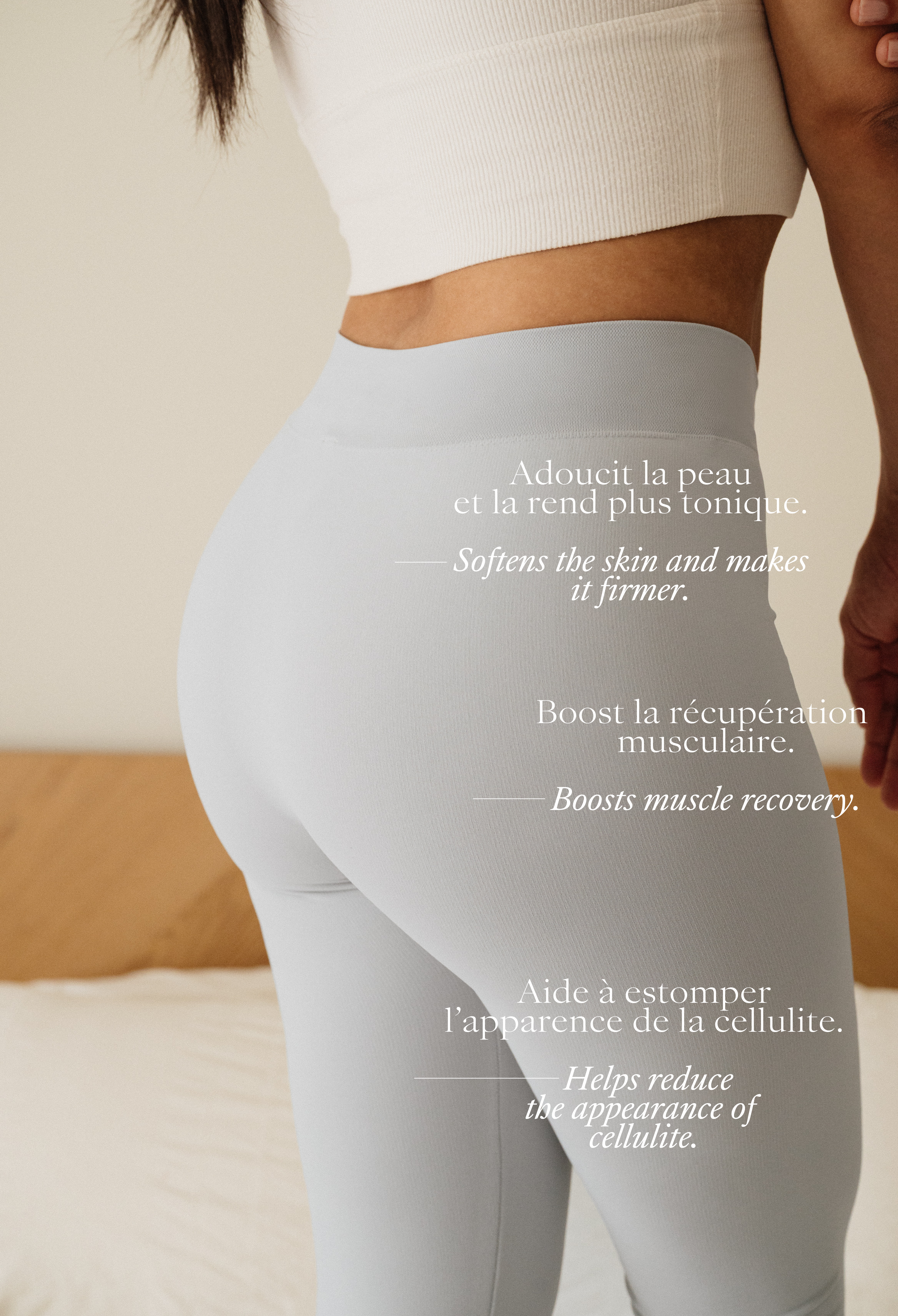 Chillout - Crop Legging Pearl - SkinBloom