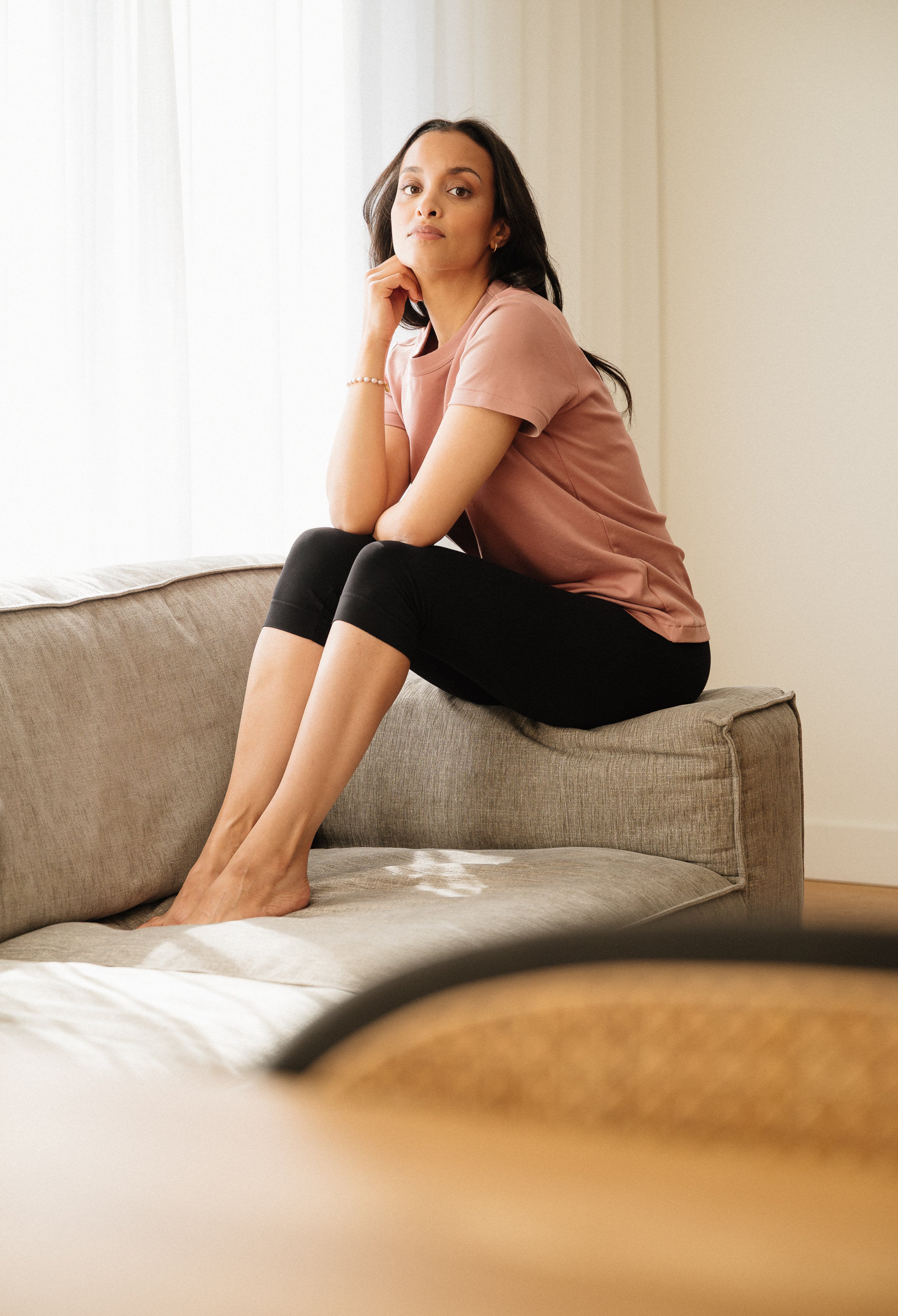 Chillout - Crop Legging Black - SkinBloom