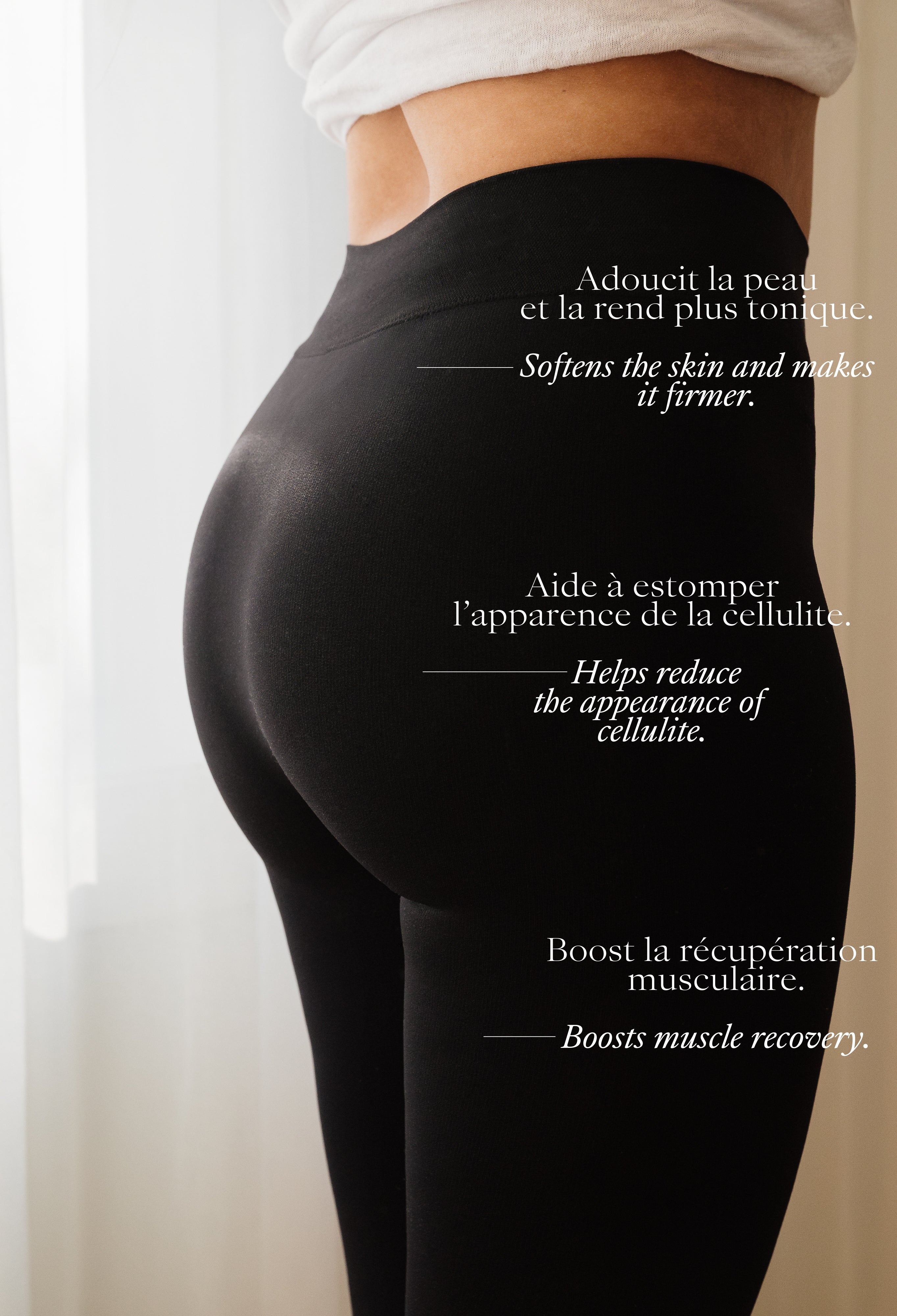Chillout - Crop Legging Black - SkinBloom