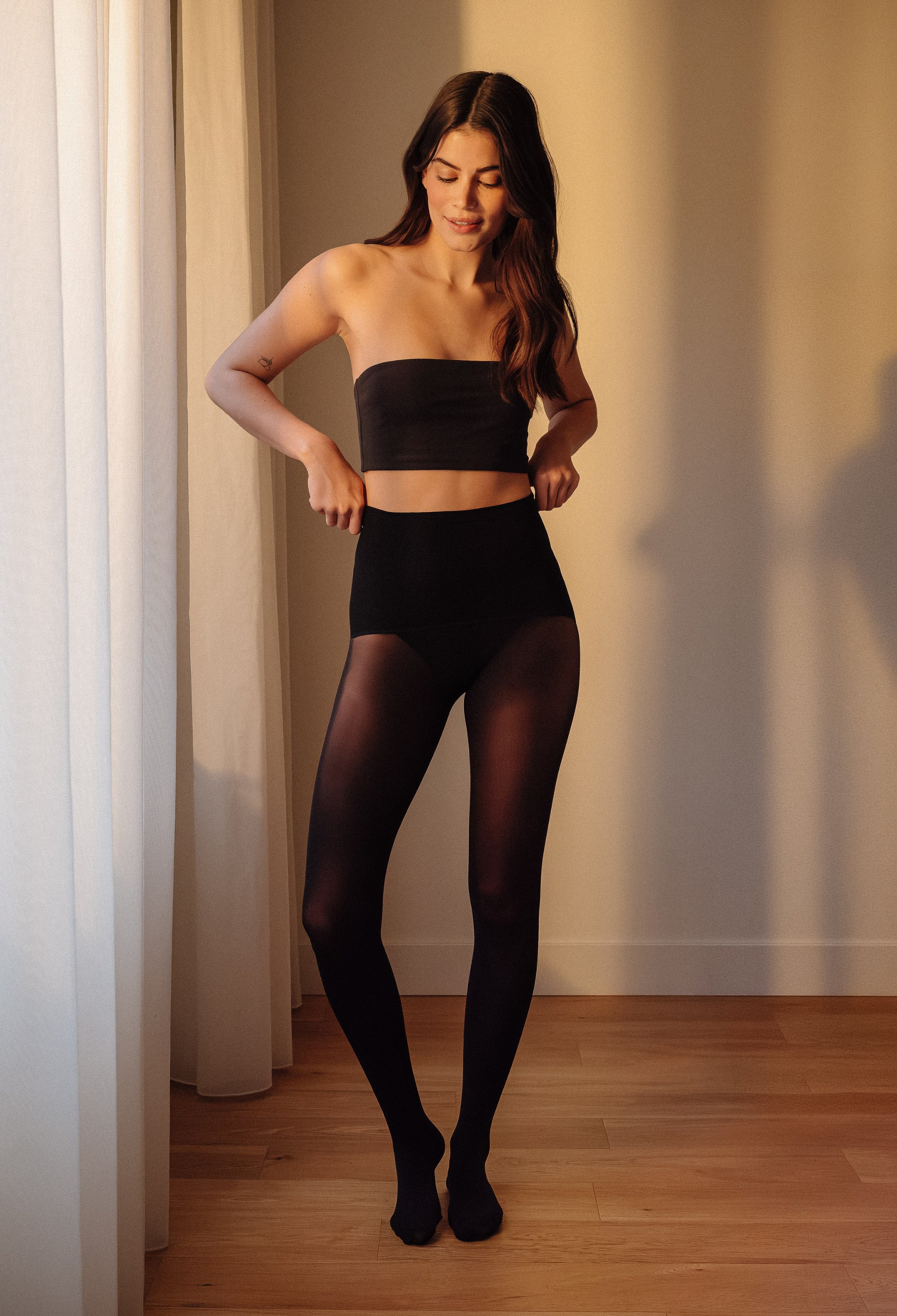 Cloud Nine Seamless Tights 50D – Black 